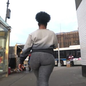 Epic Thick College Student in Gray Leggings! [Part 2 of 2!!]