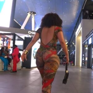 Too Fire Melanated Super Baddie in Wedged- See-Thru **NO PANTIES???!!!** 😱😱😩😩😩