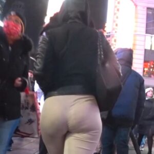 Impeccable Bite-Sized Booty in Tight White Pants w/ the VTL!!! 🥵🥵🥵